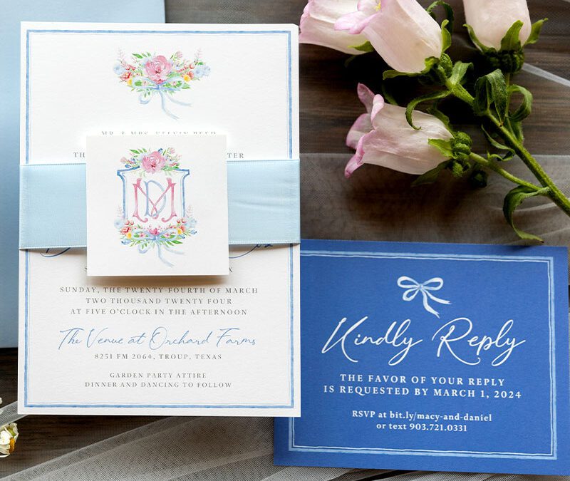 Wedding Monogram & Invitation Suite