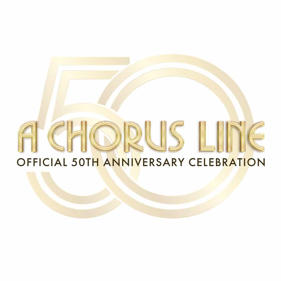 A Chorus Line 50th Anniversary Celebration Logo