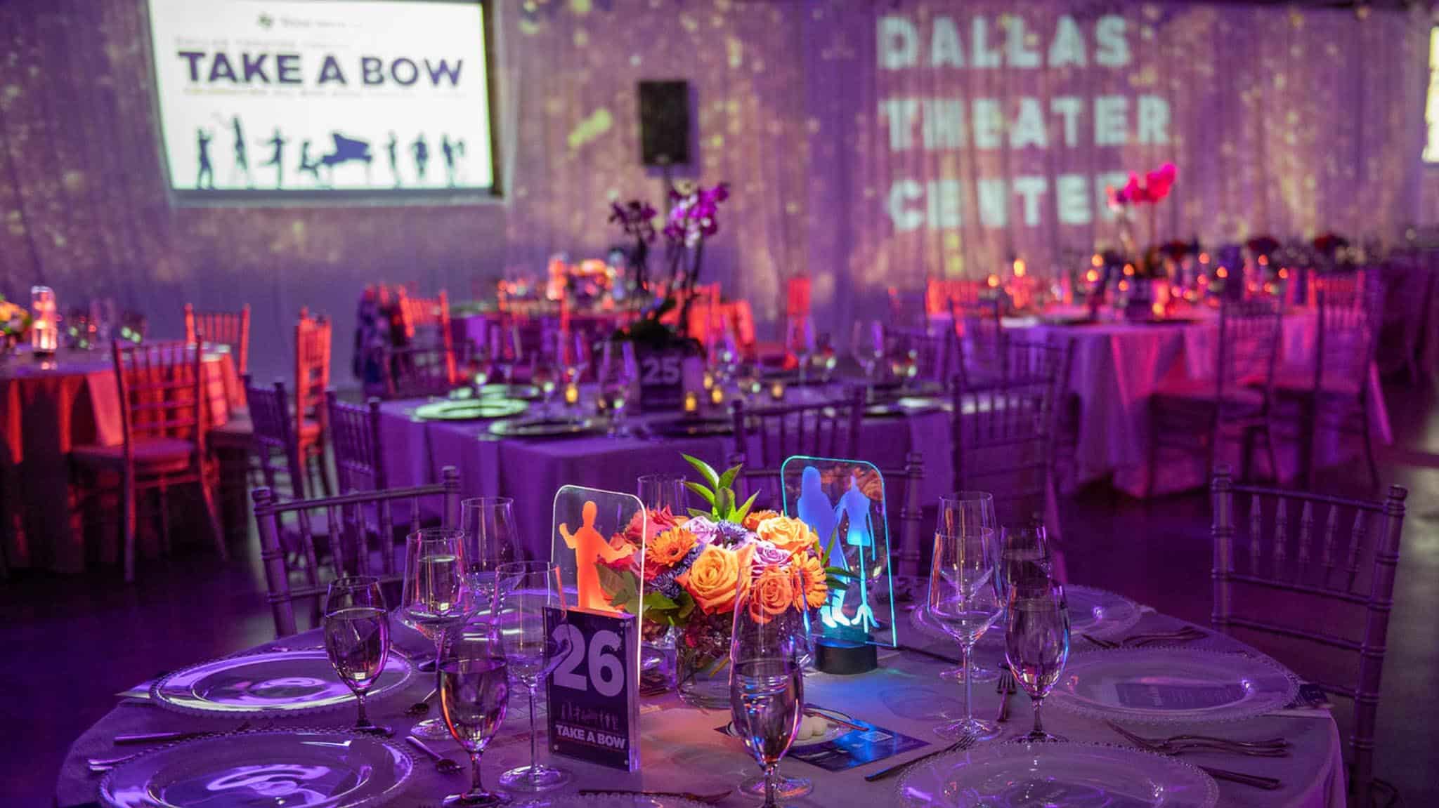 Dallas Theater Center gala event branding
